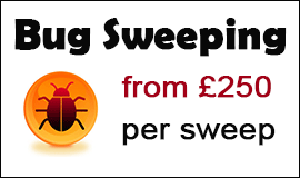 Bug Sweeping Cost in Welwyn Garden City